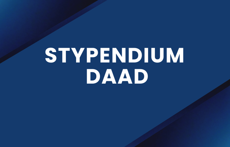 grafika przedstawiająca napis "Stypendium DAAD"