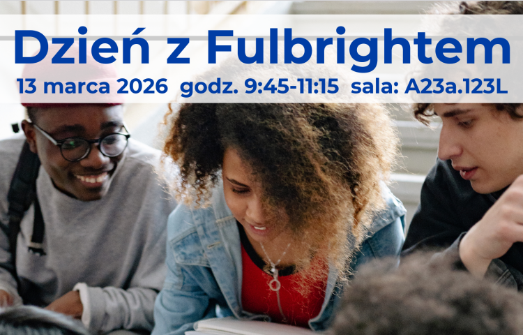 Dzień z Fulbrightem - plakat promujący wydarzenie