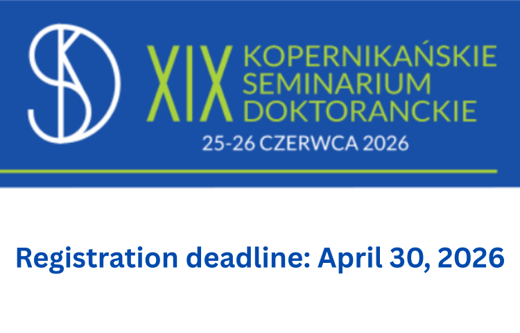 Poster promoting the event - 19th Copernican Doctoral Seminar