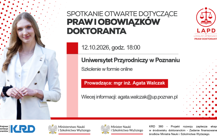 Prawa i obowiązki doktoranta – bezpłatne szkolenie online